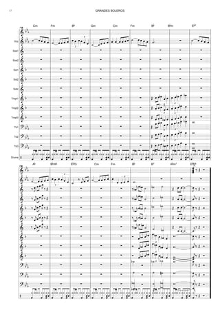 =======================================&
bb
b
Cm Fm Bb Gm Cm Fm Bb Bbm Eb7
Voz
=======================================&
bb
b ˙»»»»
ˆ««««
««««
««««
««««ˆ ˆ ˆ ˙««««
ˆ««««
««««
««««
««««
ˆ ˆ ˆ
£
œ»»»»
œ»»»»
œ»»»»
£
œ»»»» ˆ««««
ˆ««««
˙_««««
«««««
««««
««««
««««
ˆ_ˆ ˆ ˆ ˆ««««
ˆ««««
ˆ««««
««««
««««
««««
ˆ ˆ ˆ ˙»»»»
»»»»
»»»»
»»»»
»»»»
œ œ œ œ ˙««««. ∑ ˙»»»»
ˆ««««
««««
««««
««««ˆ ˆ ˆ
Sxa1
=======================================&
∑ ∑ ∑ ∑ ∑ ∑ ∑ ∑ ∑
Sxa2
=======================================&
∑ ∑ ∑ ∑ ∑ ∑ ∑ ∑ ∑
Sxt1
=======================================&
b ∑ ∑ ∑ ∑ ∑ ∑ ∑ ∑ ∑
Sxt2
=======================================&
b ∑ ∑ ∑ ∑ ∑ ∑ ∑ ∑ ∑
Sxbr
=======================================&
∑ ∑ ∑ ∑ ∑ ∑ ∑ ∑ ∑
Tmpt1
=======================================&
b ∑ ∑ ∑ ∑ ∑ ∑ Œ »»»»
»»»»
œ œ
£
bœ»»»» ˆ«««« œ»»»» £
œ»»»»
œ»»»»
bœ»»»»
œ»»»»
bœ»»»» ∑
Tmpt2
=======================================&
b ∑ ∑ ∑ ∑ ∑ ∑ Œ ˆ««««
««««
ˆ
£
œ»»»» ˆ«««« ˆ«««« £
ˆ««««
œ»»»»
œ»»»»
bœ»»»» œ»»»» ∑
Tmpt3
=======================================&
b ∑ ∑ ∑ ∑ ∑ ∑ Œ ˆ«««« ««««
ˆ
£
ˆ««««
bˆ«««« ˆ««««
£
ˆ«««« ˆ«««« ˆ«««« œ»»»»
œ»»»» ∑
Tb1
=======================================? bbb ∑ ∑ ∑ ∑ ∑ ∑ Œ
œ»»»»
»»»»
œ_
£
bœ_»»»» œ»»»»
œ»»»» £
œ»»»»
œ_»»»»
bœ_»»»»
œ__»»»»»
bœ__»»»»»
w__
Tb2
=======================================? bbb ∑ ∑ ∑ ∑ ∑ ∑ Œ »»»»
»»»»œ œ
£
œ»»»» œ»»»»
œ»»»» £
œ»»»»
œ»»»»
œ»»»»
bœ_»»»»
œ_»»»»
w_
Tb3
=======================================? bbb ∑ ∑ ∑ ∑ ∑ ∑ Œ »»»»
»»»»
œ œ
£
œ»»»» bœ»»»»
œ»»»»
£
œ»»»»
œ»»»»
œ»»»»
œ»»»» œ»»»»
w
w
Drums
=======================================/ ««««««««««««««
¿
ˆ
¿¿««« «««
¿ ¿
«««««««««««
««««««««
««««««
ˆ
¿¿
ˆˆ
¿¿
ˆ ««««««««««««««
ˆ
¿¿¿««« «««
¿ ¿
«««««««««««
««««««««
««««««
ˆ
¿¿ ¿
ˆˆˆ
¿
««««««««««««««
ˆ
¿¿¿««« «««
¿ ¿
«««««««««««
««««««««
««««««
ˆ
¿¿
ˆ
¿
ˆ
¿
ˆ ««««««««««««««
ˆ
¿¿¿««« «««
¿ ¿
«««««««««««
««««««««
««««««
¿
ˆ
¿
ˆ
¿
ˆˆ
¿
«««««««« ««««««
¿
ˆ
¿¿««««««
¿¿
«««««««««««
««««««««
««««««
ˆ
¿¿ ¿
ˆˆ
¿
ˆ ««««««««««««««
¿
ˆ
¿¿««« «««
¿ ¿
«««««««««««
««««««««
««««««
ˆ
¿¿
ˆˆ
¿
ˆ
¿
««««««««««««««
ˆ
¿¿¿««« «««
¿ ¿
«««««««««««
««««««««
««««««
¿
ˆ
¿ ¿
ˆˆˆ
¿
««««««««««««««
ˆ
¿¿¿««« «««
¿ ¿
«««««««««««
««««««««
««««««
¿
ˆ
¿ ¿
ˆˆ
¿
ˆ «««««««« ««««««
ˆ
¿ ¿¿««« «««
¿ ¿
«««««««« «««
««««««««
««««««
¿
ˆ
¿
ˆˆ
¿
ˆ
¿
l
l
l
l
l
l
l
l
l
l
l
l
l
l
l
l
l
l
l
l
l
l
l
l
l
l
l l
l
l
l
l
l
l
l
l
l
l
l
l
l
l
l
l
l
l
l
l
l
l
l
l
l
l
289
l
l
l
l
l
l
l
l
l
l
l
l
l
l
l
l
l
l
l
l
l
l
l
l
l
l
l l
l
l
l
l
l
l
l
l
l
l
l
l
l
l
l
l
l
l
l
l
l
l
l
l
l
l l
l
l
l
l
l
l
l
l
l
l
l
l
l
l
l
l
l
l
l
l
l
l
l
l
l
l l
l
l
l
l
l
l
l
l
l
l
l
l
l
l
l
l
l
l
l
l
l
l
l
l
l
l l
l
l
l
l
l
l
l
l
l
l
l
l
l
l
l
l
l
l
l
l
l
l
l
l
l
l l
l
l
l
l
l
l
l
l
l
l
l
l
l
l
l
l
l
l
l
l
l
l
l
l
l
l l
l
l
l
l
l
l
l
l
l
l
l
l
l
l
l
l
l
l
l
l
l
l
l
l
l
l l
l
l
l
l
l
l
l
l
l
l
l
l
l
l
l
l
l
l
l
l
l
l
l
l
l
l
=======================================&
bb
b
Ab Bb/Ab Eb/G Cm Fm Bb B7 Abm7
ˆ«««««««
j
ˆˆˆˆ
ˆˆ ‰
Eb6/9
Œ Ó
=======================================&
bb
b ˙««««
ˆ««««
««««
««««
««««
ˆ ˆ ˆ œ»»»»
£
œ»»»»
œ»»»» ˆ«««« £
ˆ««««
ˆ««««
˙_«««« ‰
ˆ««««
j«««« ««««
ˆ ˆ ˙««««
ˆ««««
««««
««««
««««
ˆ ˆ ˆ œ»»»» ˆ««««
ˆ««««
£
ˆ«««« ˆ««««
w ∑ ∑ ∑
=======================================&
‰ œ»»»»
J œ»»»»
»»»»
œ œ_»»»»
J
‰ Œ ∑ ∑ ∑ ∑ ‰bˆ««««
j
»»»» »»»»
œbœ ˙»»»»
b˙»»»»
˙»»»» Œ œ»»»»
»»»»
œ ˙»»»»
œ»»»»
J ‰ Œ Ó
=======================================&
‰ ˆ««««
jœ»»»»
»»»»
œ œ»»»»
J
‰ Œ ∑ ∑ ∑ ∑ ‰bˆ««««
j
»»»» »»»»
œbœ ˙«««« ˙»»»»
b˙»»»» Œ ˆ««««
««««
ˆ ˙««««
ˆ««««
j‰ Œ Ó
=======================================&
b ‰ ˆ««««
j»»»»
»»»»œ œ œ»»»»
J
‰ Œ ∑ ∑ ∑ ∑ ‰
bˆ««««
j
««««
««««ˆbˆ ˙»»»»
b˙»»»»
b˙»»»» Œ œ»»»»
»»»»
œ ˙»»»»
œ»»»»
J ‰ Œ Ó
=======================================&
b ‰
ˆ««««
j«««« ««««
ˆ ˆ œ»»»»
J ‰ Œ ∑ ∑ ∑ ∑ ‰
bˆ««««
j
««««
««««
ˆbˆ ˙«««« ˙»»»»
b˙»»»» Œ ««««
««««
ˆ ˆ ˙««««
ˆ««««
j‰ Œ Ó
=======================================&
‰ ˆ««««
j»»»»
»»»»œ œ œ»»»»
J
‰ Œ ∑ ∑ ∑ ∑ ‰bˆ««««
j
»»»» »»»»
œ bœ ˙««««
˙««««
b˙«««« Œ
««««
««««
ˆ_ ˆ_ ˙_««««
ˆ_««««
j
‰ Œ Ó
=======================================& b ∑ ∑ ∑ ∑ ∑ Ó «««««
«««««
«««««
««««
ˆbˆ ˆbˆ
£
œ»»»» bœ»»»» œ»»»» bˆ««««
ˆ«««« w œ»»»»
J ‰ Œ Ó
=======================================&
b ∑ ∑ ∑ ∑ ∑ Ó ˆ«««««
«««««
«««««
««««
bˆ ˆbˆ œ»»»»
£
bœ»»»» œ»»»» bˆ««««
ˆ«««« w ˆ««««
j‰ Œ Ó
=======================================&
b ∑ ∑ ∑ ∑ ∑ Ó «««««
«««««
«««««
««««
ˆbˆ ˆbˆ œ»»»»
£
bœ»»»» œ»»»» bˆ««««
ˆ«««« ww ˆ«««««
jˆ ‰ Œ Ó
=======================================? bb
b ∑ ∑ ∑ ∑ ∑
b˙_»»»» Ó
b˙_»»»»
b˙_»»»» w_ œ_»»»»
J
‰ Œ Ó
=======================================? bbb ∑ ∑ ∑ ∑ ∑
˙»»»» Ó
˙»»»»
#˙»»»»
w œ»»»»
J ‰ Œ Ó
=======================================? bbb ∑ ∑ ∑ ∑ ∑
b˙__«««««««««
b˙ Ó
˙___«««««««««
˙
b˙«««««««
b˙
w_
w ˆ
ˆ_«««««««
j‰ Œ Ó
=======================================/ ««««««««
«««
«««
¿
ˆ
¿¿«««
«««
¿¿
««««««««
«««
««««««««
««««««
¿
ˆ
¿
ˆˆ
¿ ¿
ˆ ««««««««
«««
«««
¿
ˆ
¿¿«««
«««
¿ ¿
««««««««
«««
««««««««
««««««
ˆ
¿¿ ¿
ˆˆ
¿
ˆ ««««««««
«««
«««
ˆ
¿¿¿«««
«««
¿ ¿
««««««««
«««
««««««««
««««««
¿
ˆ
¿ ¿
ˆˆ
¿
ˆ ««««««««
«««
«««
¿
ˆ
¿¿«««
«««
¿ ¿
««««««««
«««
««««««««
««««««
¿
ˆ
¿ ¿
ˆˆ
¿
ˆ ««««««««
«««
«««
ˆ
¿¿¿«««
«««
¿ ¿
««««««««
«««
««««««««
««««««
ˆ
¿¿
ˆˆ
¿¿
ˆ ««««««««
«««
«««
¿
ˆ
¿¿«««
«««
¿ ¿
««««««««
«««
««««««««
««««««
ˆ
¿ ¿
ˆ
¿
ˆ
¿
ˆ ««««««««
«««
«««
ˆ
¿¿¿«««
«««
¿ ¿
««««««««
«««
««««««««
««««««
¿
ˆ
¿ ¿
ˆˆ ˆ
¿
««««««««
«««
«««
ˆ
¿¿¿«««
«««
¿ ¿
««««««««
«««
««««««««
««««««
¿
ˆ
¿ ¿
ˆˆ
¿
ˆ
¿
ˆ««««««««
j
‰ Œ Ó
l
l
l
l
l
l
l
l
l
l
l
l
l
l
l
l
l
l
l
l
l
l
l
l
l
l
l l
l
l
l
l
l
l
l
l
l
l
l
l
l
l
l
l
l
l
l
l
l
l
l
l
l
l
298
l
l
l
l
l
l
l
l
l
l
l
l
l
l
l
l
l
l
l
l
l
l
l
l
l
l
l l
l
l
l
l
l
l
l
l
l
l
l
l
l
l
l
l
l
l
l
l
l
l
l
l
l
l l
l
l
l
l
l
l
l
l
l
l
l
l
l
l
l
l
l
l
l
l
l
l
l
l
l
l l
l
l
l
l
l
l
l
l
l
l
l
l
l
l
l
l
l
l
l
l
l
l
l
l
l
l l
l
l
l
l
l
l
l
l
l
l
l
l
l
l
l
l
l
l
l
l
l
l
l
l
l
l l
l
l
l
l
l
l
l
l
l
l
l
l
l
l
l
l
l
l
l
l
l
l
l
l
l
l l
l
l
l
l
l
l
l
l
l
l
l
l
l
l
l
l
l
l
l
l
l
l
l
l
l
l ”
”
”
”
”
”
”
”
”
”
”
”
”
”
”
”
”
”
”
”
”
”
”
”
”
”
”
GRANDES BOLEROS17
 