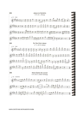 HARPA CRISTÃ PARA INSTRUMENTOS EM Eb
 