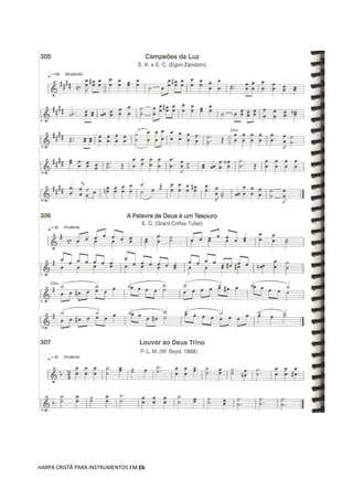 HARPA CRISTÃ PARA INSTRUMENTOS EM Eb
 