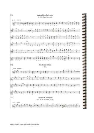 HARPA CRISTÃ PARA INSTRUMENTOS EM Eb
 