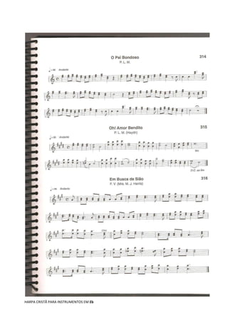 HARPA CRISTÃ PARA INSTRUMENTOS EM Eb
 