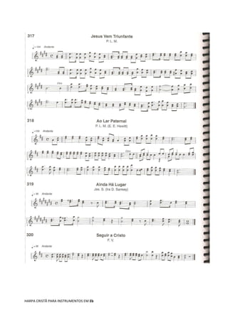 HARPA CRISTÃ PARA INSTRUMENTOS EM Eb
 