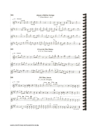 HARPA CRISTÃ PARA INSTRUMENTOS EM Eb
 