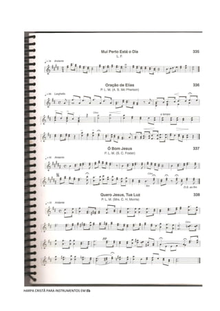 HARPA CRISTÃ PARA INSTRUMENTOS EM Eb
 