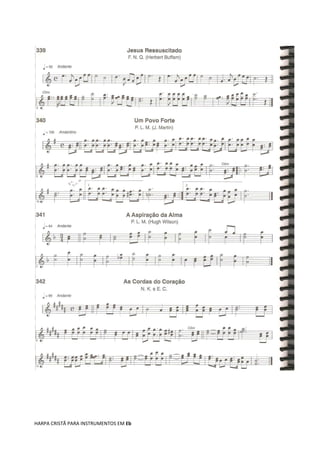 HARPA CRISTÃ PARA INSTRUMENTOS EM Eb
 