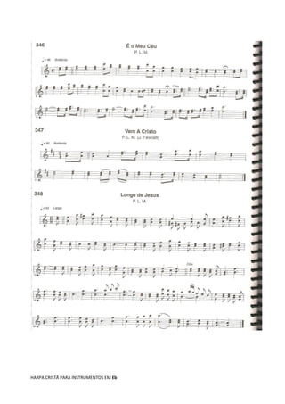 HARPA CRISTÃ PARA INSTRUMENTOS EM Eb
 