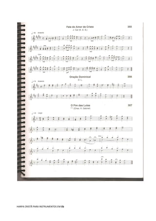 HARPA CRISTÃ PARA INSTRUMENTOS EM Eb
 
