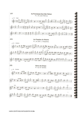 HARPA CRISTÃ PARA INSTRUMENTOS EM Eb
 