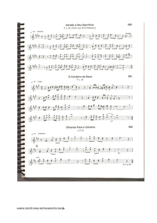 HARPA CRISTÃ PARA INSTRUMENTOS EM Eb
 