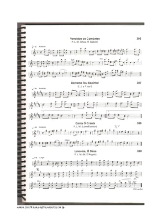 HARPA CRISTÃ PARA INSTRUMENTOS EM Eb
 