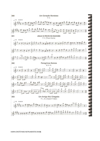 HARPA CRISTÃ PARA INSTRUMENTOS EM Eb
 