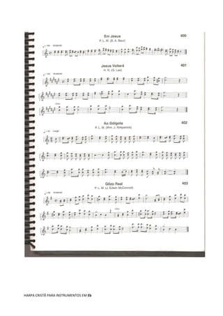 HARPA CRISTÃ PARA INSTRUMENTOS EM Eb
 