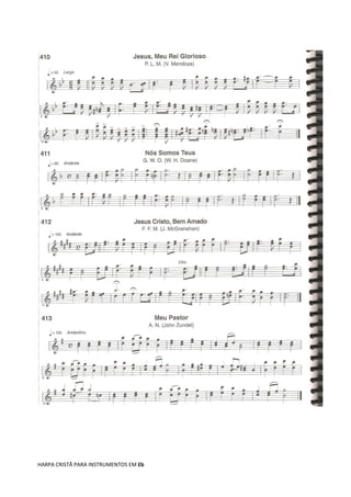 HARPA CRISTÃ PARA INSTRUMENTOS EM Eb
 