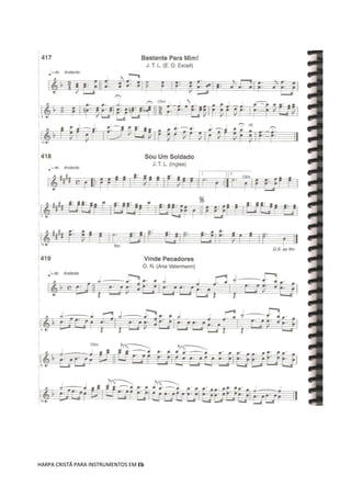 HARPA CRISTÃ PARA INSTRUMENTOS EM Eb
 