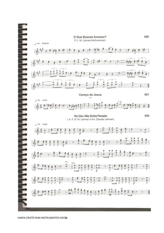 HARPA CRISTÃ PARA INSTRUMENTOS EM Eb
 