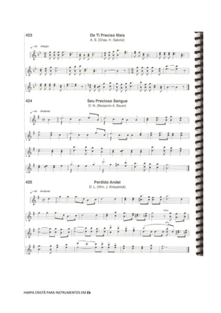 HARPA CRISTÃ PARA INSTRUMENTOS EM Eb
 