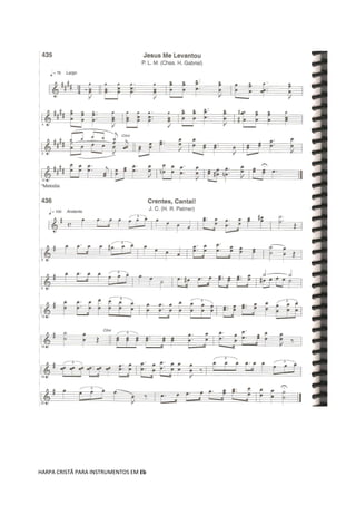 HARPA CRISTÃ PARA INSTRUMENTOS EM Eb
 