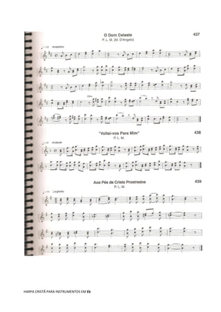 HARPA CRISTÃ PARA INSTRUMENTOS EM Eb
 