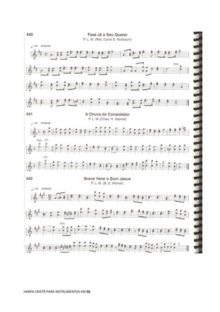 HARPA CRISTÃ PARA INSTRUMENTOS EM Eb
 