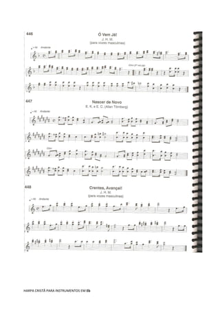 HARPA CRISTÃ PARA INSTRUMENTOS EM Eb
 