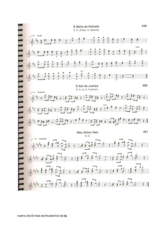 HARPA CRISTÃ PARA INSTRUMENTOS EM Eb
 