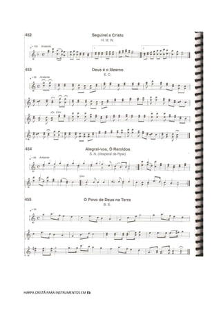HARPA CRISTÃ PARA INSTRUMENTOS EM Eb
 