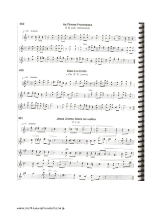 HARPA CRISTÃ PARA INSTRUMENTOS EM Eb
 