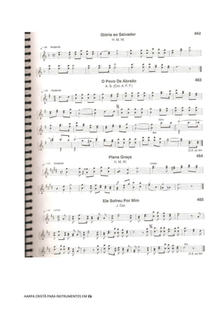 HARPA CRISTÃ PARA INSTRUMENTOS EM Eb
 