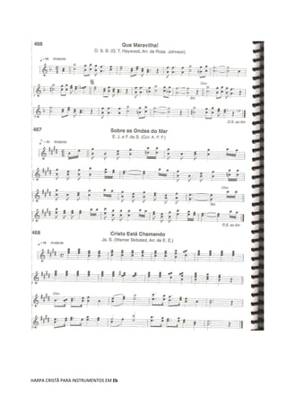HARPA CRISTÃ PARA INSTRUMENTOS EM Eb
 