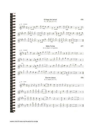 HARPA CRISTÃ PARA INSTRUMENTOS EM Eb
 
