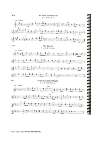HARPA CRISTÃ PARA INSTRUMENTOS EM Eb
 