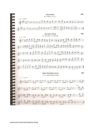 HARPA CRISTÃ PARA INSTRUMENTOS EM Eb
 