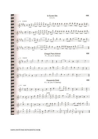 HARPA CRISTÃ PARA INSTRUMENTOS EM Eb
 