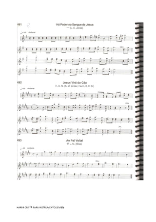 HARPA CRISTÃ PARA INSTRUMENTOS EM Eb
 