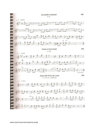 HARPA CRISTÃ PARA INSTRUMENTOS EM Eb
 
