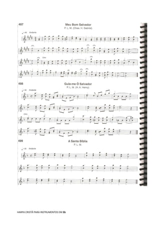 HARPA CRISTÃ PARA INSTRUMENTOS EM Eb
 