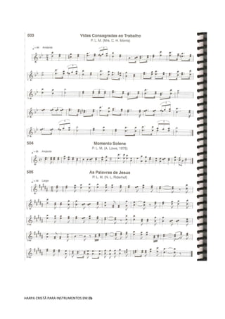 HARPA CRISTÃ PARA INSTRUMENTOS EM Eb
 