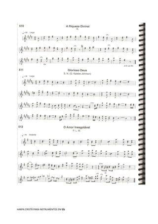 HARPA CRISTÃ PARA INSTRUMENTOS EM Eb
 