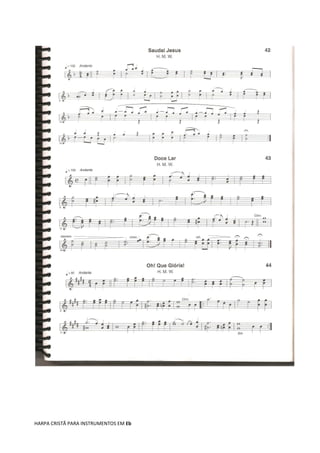 HARPA CRISTÃ PARA INSTRUMENTOS EM Eb
 
