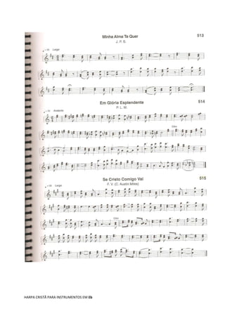 HARPA CRISTÃ PARA INSTRUMENTOS EM Eb
 