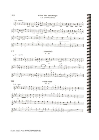 HARPA CRISTÃ PARA INSTRUMENTOS EM Eb
 