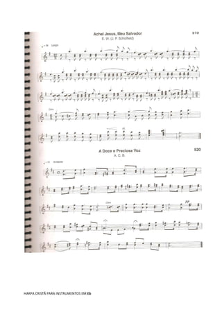HARPA CRISTÃ PARA INSTRUMENTOS EM Eb
 