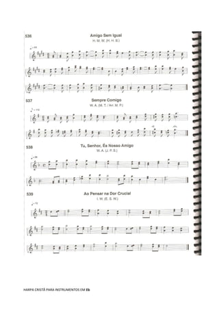 HARPA CRISTÃ PARA INSTRUMENTOS EM Eb
 