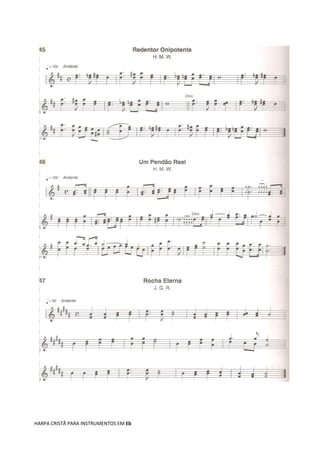 HARPA CRISTÃ PARA INSTRUMENTOS EM Eb
 