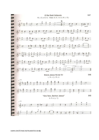 HARPA CRISTÃ PARA INSTRUMENTOS EM Eb
 