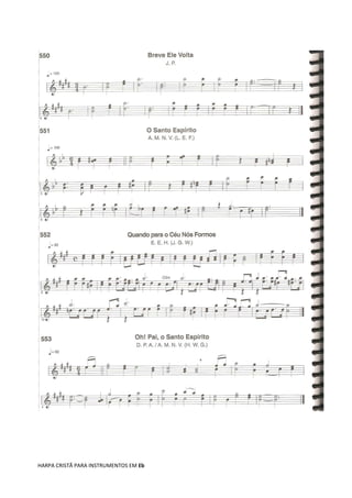 HARPA CRISTÃ PARA INSTRUMENTOS EM Eb
 