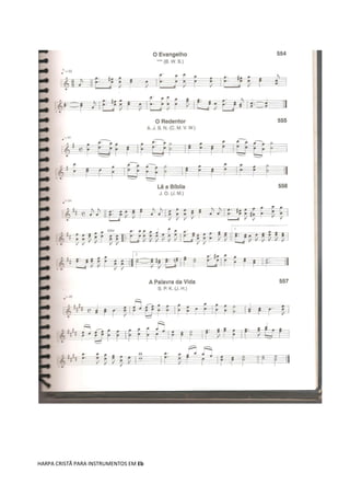 HARPA CRISTÃ PARA INSTRUMENTOS EM Eb
 