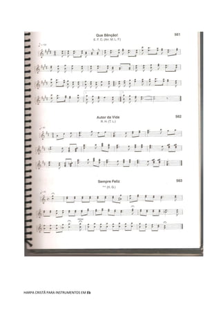 HARPA CRISTÃ PARA INSTRUMENTOS EM Eb
 