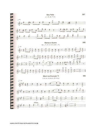 HARPA CRISTÃ PARA INSTRUMENTOS EM Eb
 