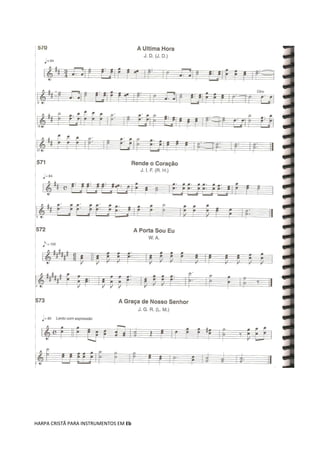 HARPA CRISTÃ PARA INSTRUMENTOS EM Eb
 